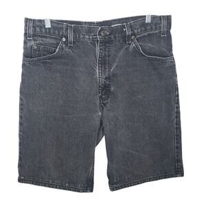 VTG Levis 550 Jorts Denim Jean Shorts 33 /34 90s Orange Tab Relaxed USA Skater